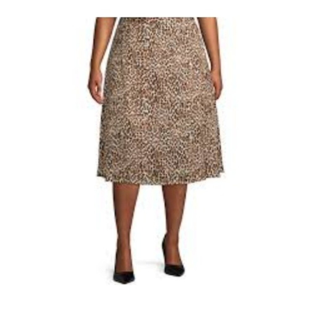 Worthington Cheetah Skirt 22W NWT - Picture 3 of 5